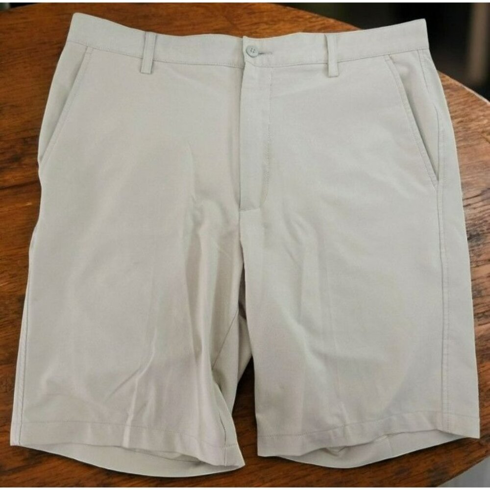 FootJoy FJ Mens Beige Golf Shorts 35